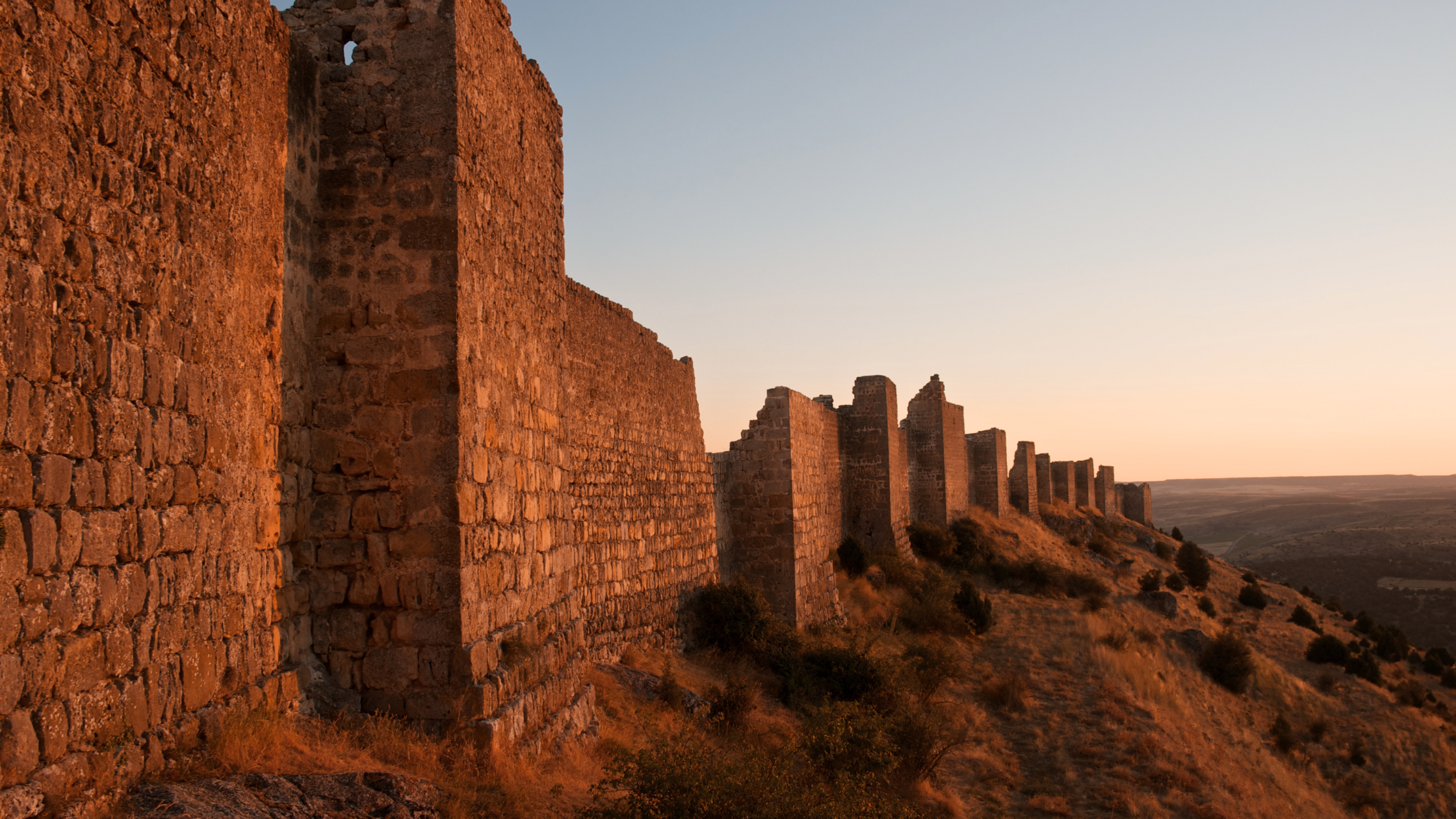 A stone fortress to represent God's protection in Psalm 59:11