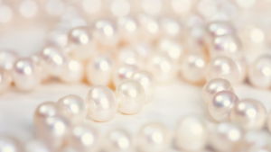 A pearl necklace to represent the gospel, our most precious treasure with which we must practice faithful stewardship
