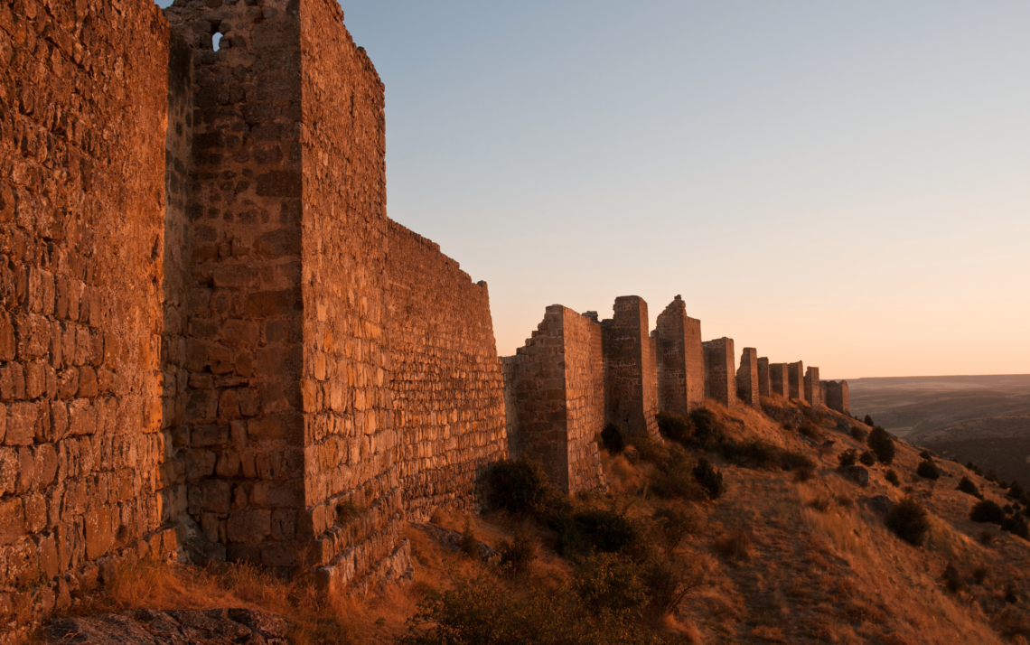 A stone fortress to represent God's protection in Psalm 59:11