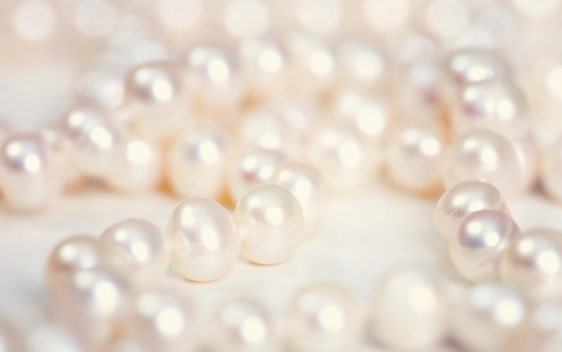 A pearl necklace to represent the gospel, our most precious treasure with which we must practice faithful stewardship